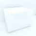 Armonia Comoda alba cu o usa cu sistem push front MDF Alb Lucios